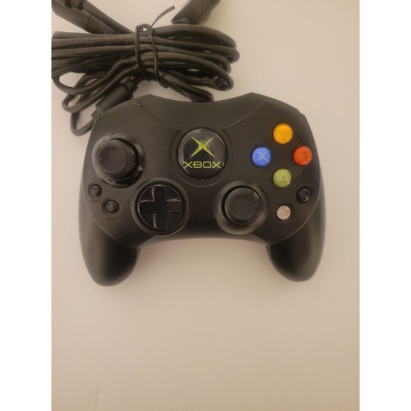 ***For Parts Only*** Original XBOX Controller S Type Black OEM - Picture 1 of 6
